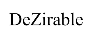 DEZIRABLE