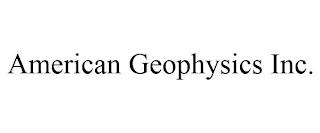 AMERICAN GEOPHYSICS INC.