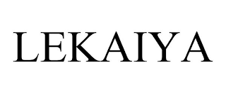 LEKAIYA