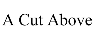 A CUT ABOVE