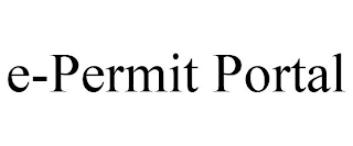 E-PERMIT PORTAL