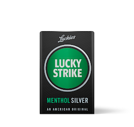 LUCKIES LUCKY STRIKE MENTHOL SILVER AN AMERICAN ORIGINAL