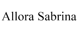 ALLORA SABRINA