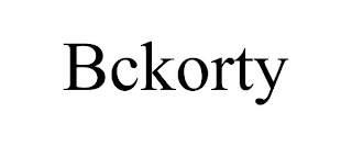 BCKORTY