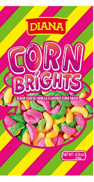 DIANA CORNBRIGHTS SUGAR COATED VANILLA FLAVORED CORN SNACK NETWT. 4.76 OZ (135G)