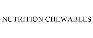 NUTRITION CHEWABLES