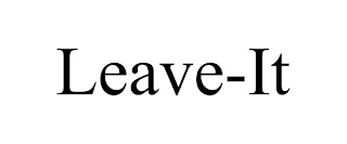 LEAVE-IT