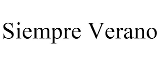 SIEMPRE VERANO