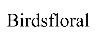 BIRDSFLORAL