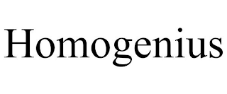 HOMOGENIUS