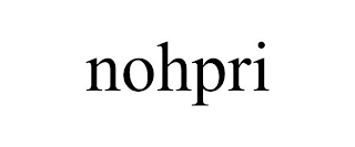 NOHPRI