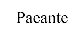 PAEANTE