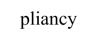 PLIANCY