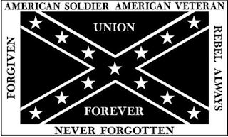 AMERICAN SOLDIER AMERICAN VETERAN FORGIVEN NEVER FORGOTTEN UNION FOREVER REBEL ALWAYS