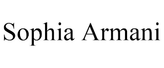 SOPHIA ARMANI