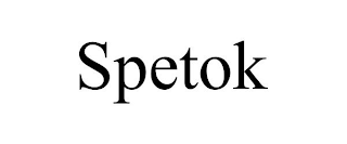 SPETOK