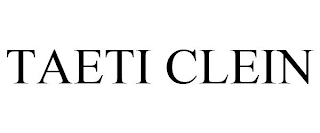 TAETI CLEIN