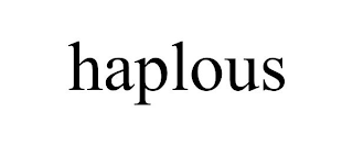 HAPLOUS