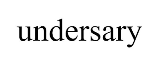 UNDERSARY