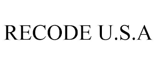 RECODE U.S.A