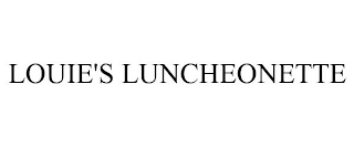 LOUIE'S LUNCHEONETTE