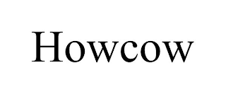 HOWCOW