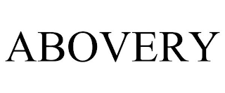 ABOVERY
