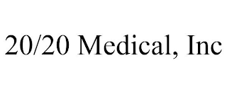 20/20 MEDICAL, INC