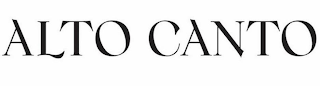 ALTO CANTO