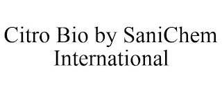 CITRO BIO BY SANICHEM INTERNATIONAL