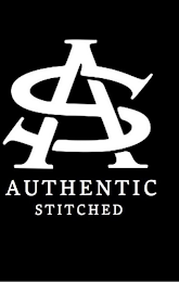 AS AUTHENTIC STITCHED
