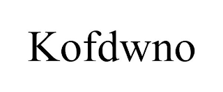 KOFDWNO