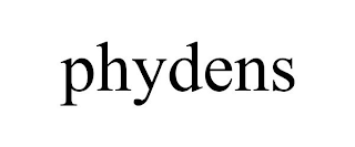PHYDENS
