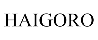 HAIGORO