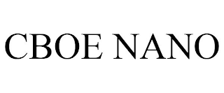 CBOE NANO