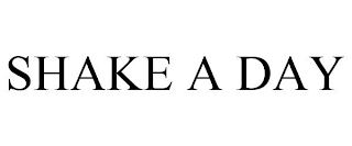 SHAKE A DAY