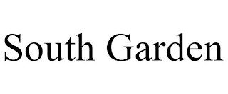 SOUTH GARDEN