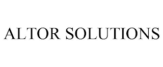 ALTOR SOLUTIONS