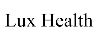 LUX HEALTH