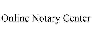 ONLINE NOTARY CENTER