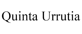 QUINTA URRUTIA