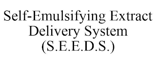 SELF-EMULSIFYING EXTRACT DELIVERY SYSTEM (S.E.E.D.S.)