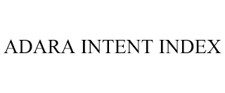 ADARA INTENT INDEX