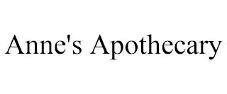 ANNE'S APOTHECARY