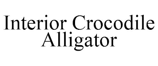 INTERIOR CROCODILE ALLIGATOR