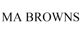 MA BROWNS