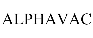 ALPHAVAC