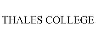 THALES COLLEGE