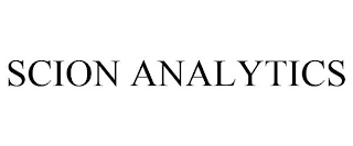 SCION ANALYTICS