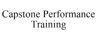 CAPSTONE PERFORMANCE TRAINING